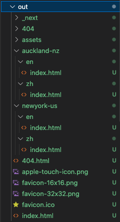 Export result