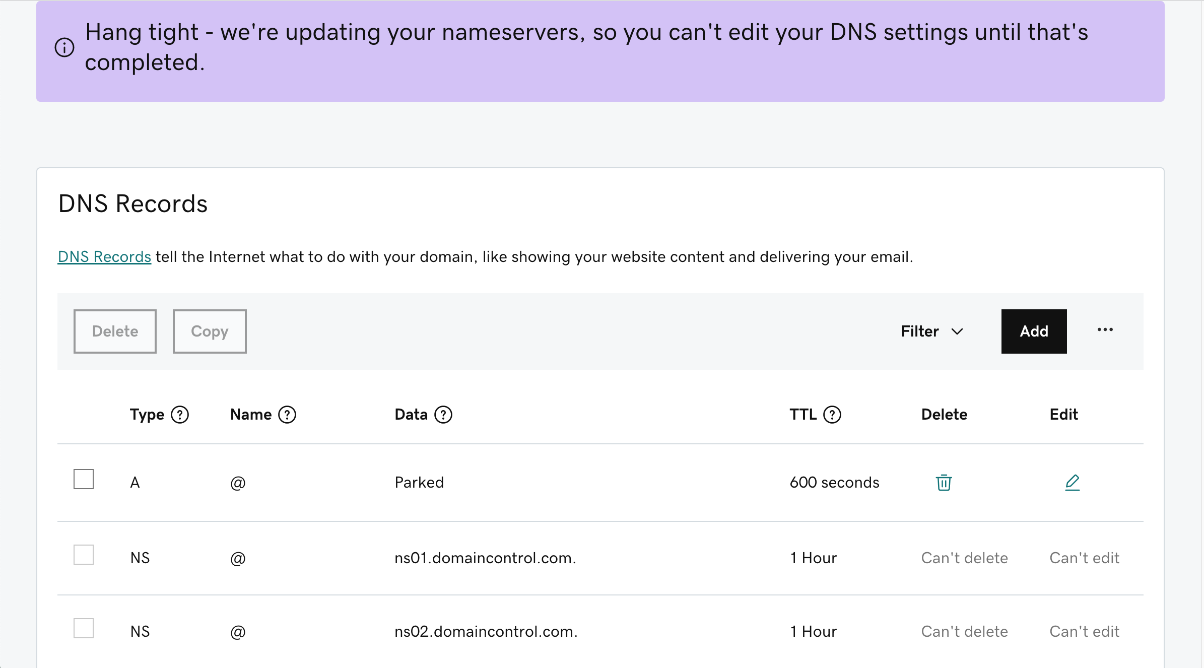 Confirm update